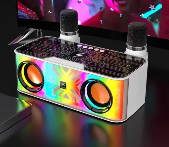 GlowSound Bluetooth Party Speaker with Wireless Charger