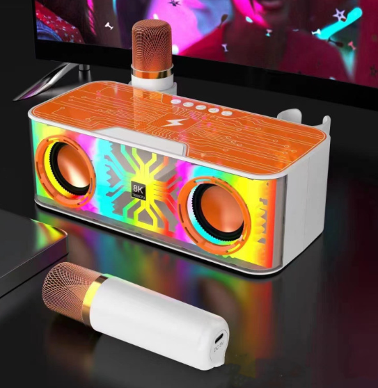 GlowSound Bluetooth Party Speaker with Wireless Charger